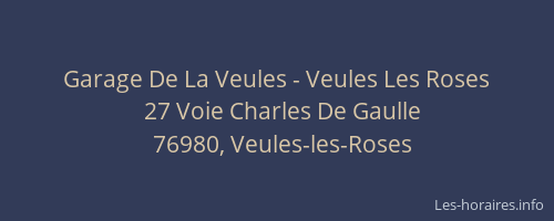 Garage De La Veules - Veules Les Roses