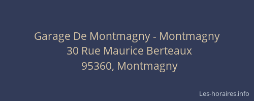 Garage De Montmagny - Montmagny