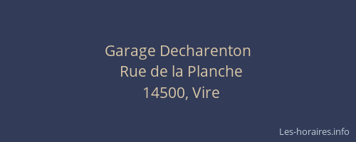 Garage Decharenton