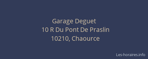 Garage Deguet