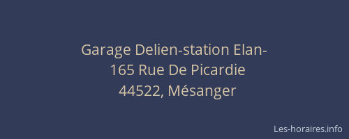 Garage Delien-station Elan-