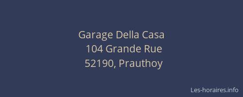 Garage Della Casa