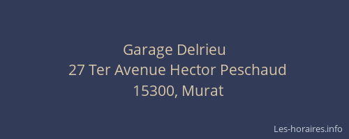 Garage Delrieu