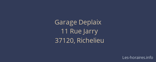 Garage Deplaix