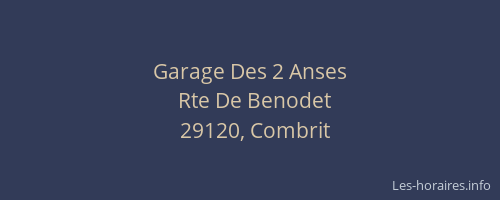 Garage Des 2 Anses