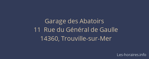 Garage des Abatoirs