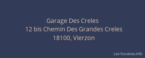 Garage Des Creles