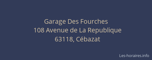 Garage Des Fourches
