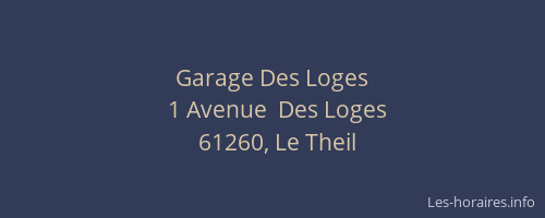 Garage Des Loges