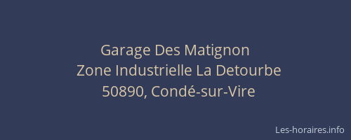 Garage Des Matignon