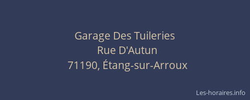 Garage Des Tuileries