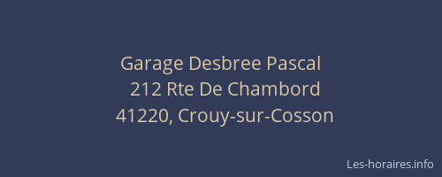 Garage Desbree Pascal