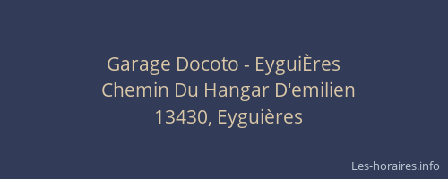 Garage Docoto - EyguiÈres