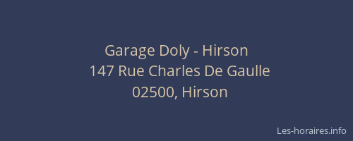 Garage Doly - Hirson