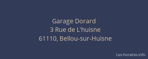 Garage Dorard