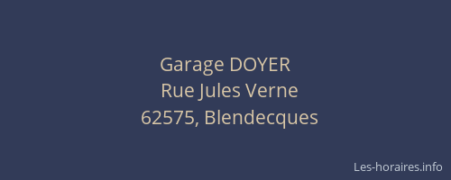 Garage DOYER