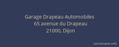 Garage Drapeau Automobiles