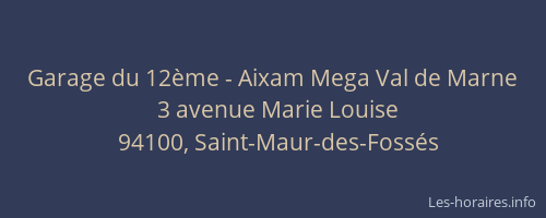 Garage du 12&egrave;me - Aixam Mega Val de Marne