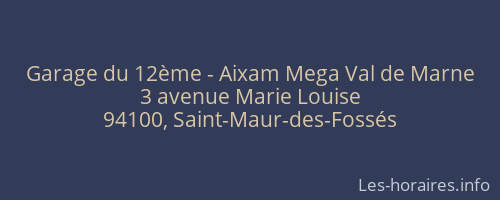 Garage du 12ème - Aixam Mega Val de Marne