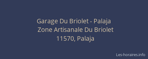 Garage Du Briolet - Palaja