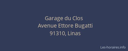 Garage du Clos
