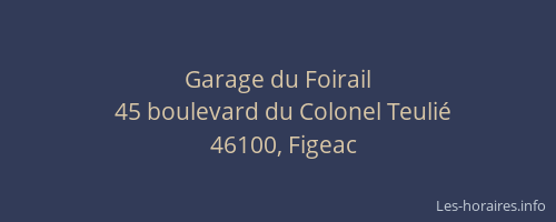 Garage du Foirail