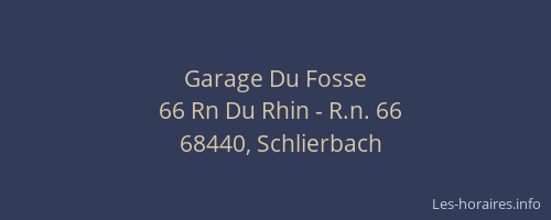 Garage Du Fosse