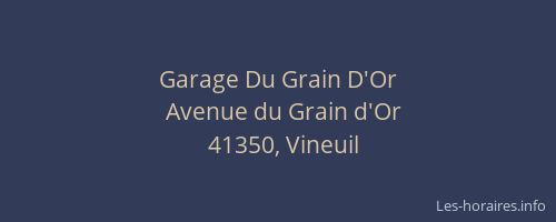 Garage Du Grain D'Or