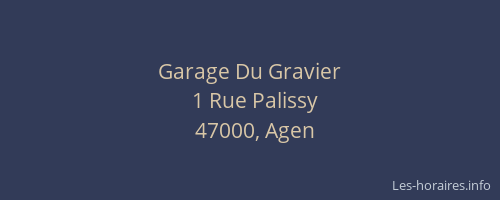 Garage Du Gravier