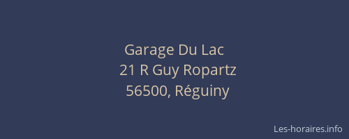 Garage Du Lac