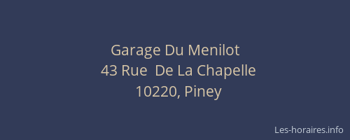 Garage Du Menilot