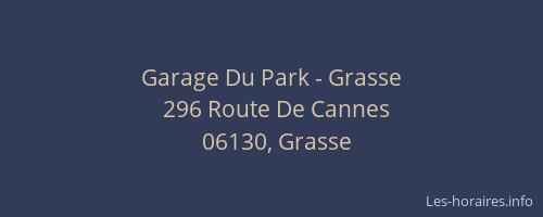 Garage Du Park - Grasse