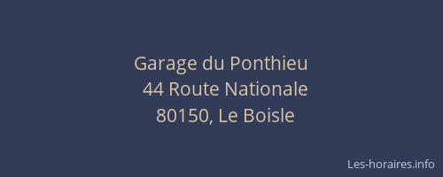 Garage du Ponthieu
