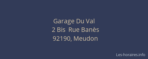 Garage Du Val