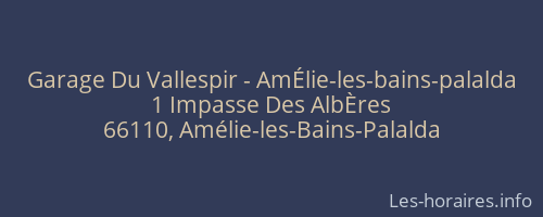 Garage Du Vallespir - AmÉlie-les-bains-palalda