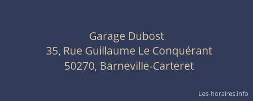 Garage Dubost