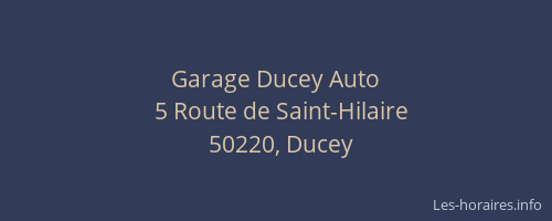 Garage Ducey Auto