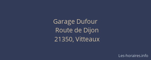 Garage Dufour