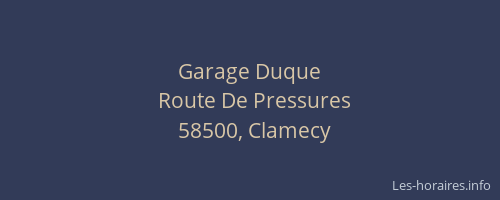 Garage Duque