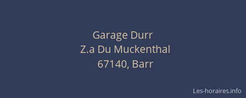 Garage Durr