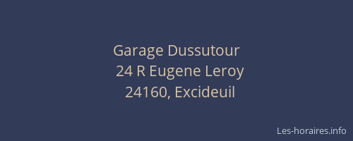 Garage Dussutour