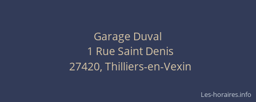Garage Duval