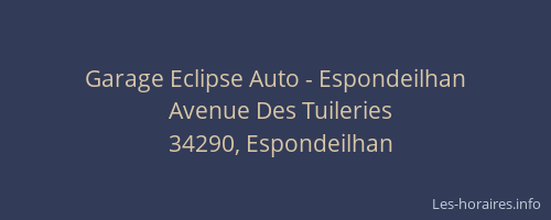 Garage Eclipse Auto - Espondeilhan