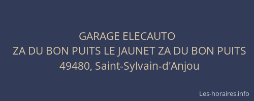 GARAGE ELECAUTO