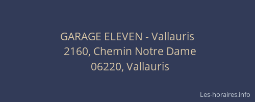 GARAGE ELEVEN - Vallauris