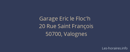 Garage Eric le Floc'h