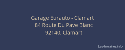 Garage Eurauto - Clamart