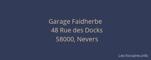 Garage Faidherbe