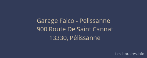 Garage Falco - Pelissanne