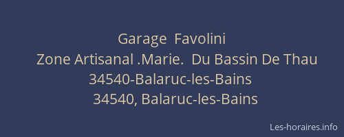 Garage  Favolini